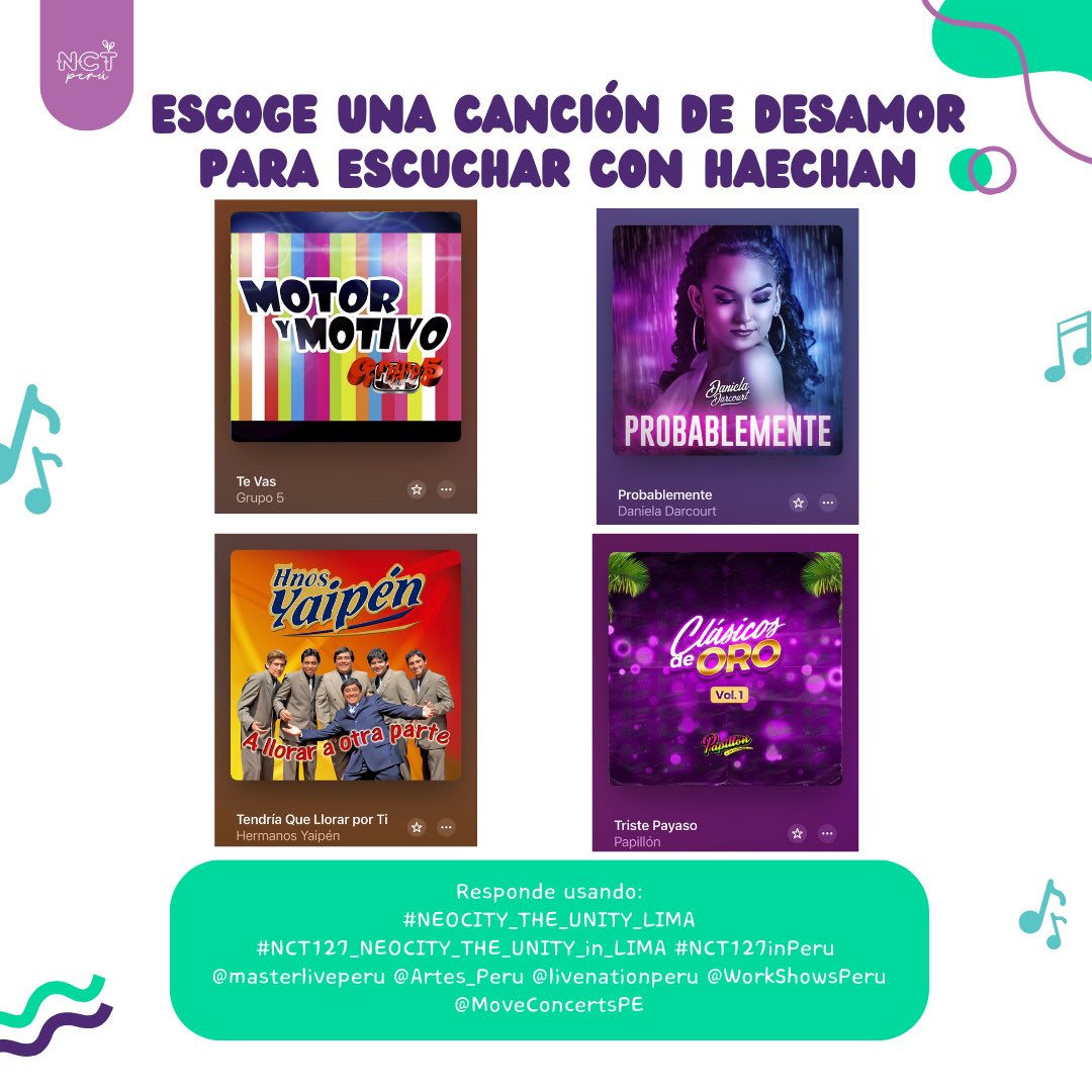 HAECHAN_PERU's tweet photo. Hay tantas opciones … 

#NEOCITY_THE_UNITY_LIMA #NCT127_NEOCITY_THE_UNITY_in_LIMA #NCT127inPeru 

@masterliveperu @Artes_Peru @livenationperu @WorkShowsPeru @MoveConcertsPE https://t.co/eEeFZHCIEF
