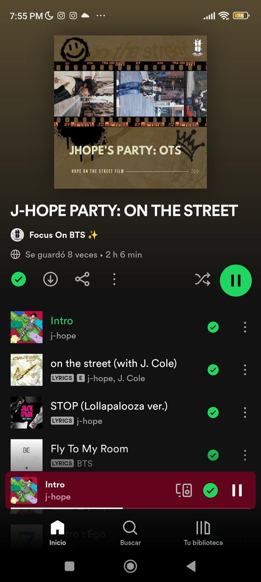 KrisT3010's tweet photo. Bonita noche. Iniciando el stream party nocturno enfocado en nuestro solecito de BTS 🥰💚
#HopeOnTheStreetFILM
#HobiBirthday
#HopeInside
@BTS_twt @FocusOnBTS_pty
https://t.co/uhgtdYWNUE https://t.co/xwtxuthukW