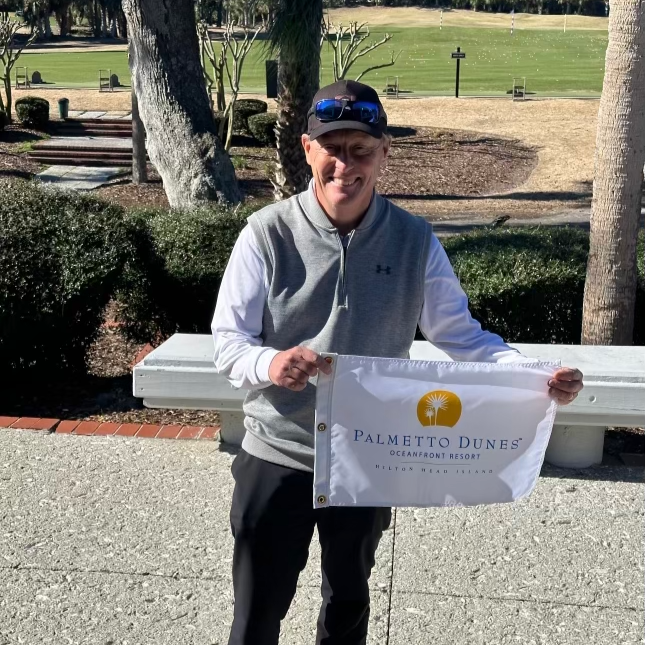 A special congratulations to Chris Coogan who made a hole-in-one on the 15th hole at our Arthur Hills Course! Chris made this shot for 142 yards using a 6 iron! ⛳️🏌️‍♂️

To learn more about Palmetto Dunes Golf and to reserve a tee time, please visit bit.ly/2Jt3v2M.