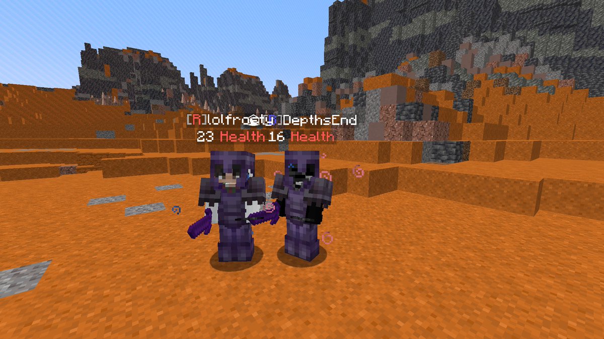 DepthsEnd's tweet photo. @lolfrostyMC  Screenie. https://t.co/jcPwSfmSaK