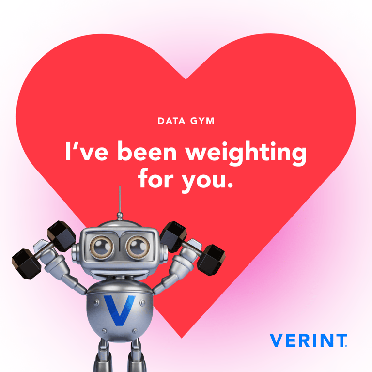 TriciaManning's tweet photo. Talk aBOT an unforgettable Valentine! ❤️ Happy #ValentinesDay to our @Verint Community! #Bots #Automation #CXAutomation #Verint https://t.co/M02WK43I5U