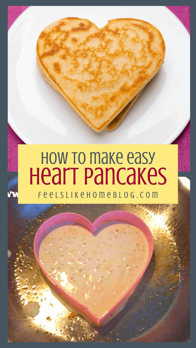 TaraGerner's tweet image. How to Make Heart-Shaped Pancakes with Chocolate Chips: lttr.ai/AOplv

#ValentineSDay #HeartShape #pancakes #HowTo