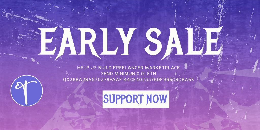 TaskMarketplace's tweet photo. Contribute your ETH today and be a part of the Freelancer Marketplace project. Early Investors Welcome

Send minimum 0.01 ETH to 0x38Ba2Ba570379FAaF144ce4023376DF986cbdBa6

You will receive triple your ETH in return
#blockchain #freelancer #crypto #cryptocurrencies #Ethererum https://t.co/GNPuup8yHp