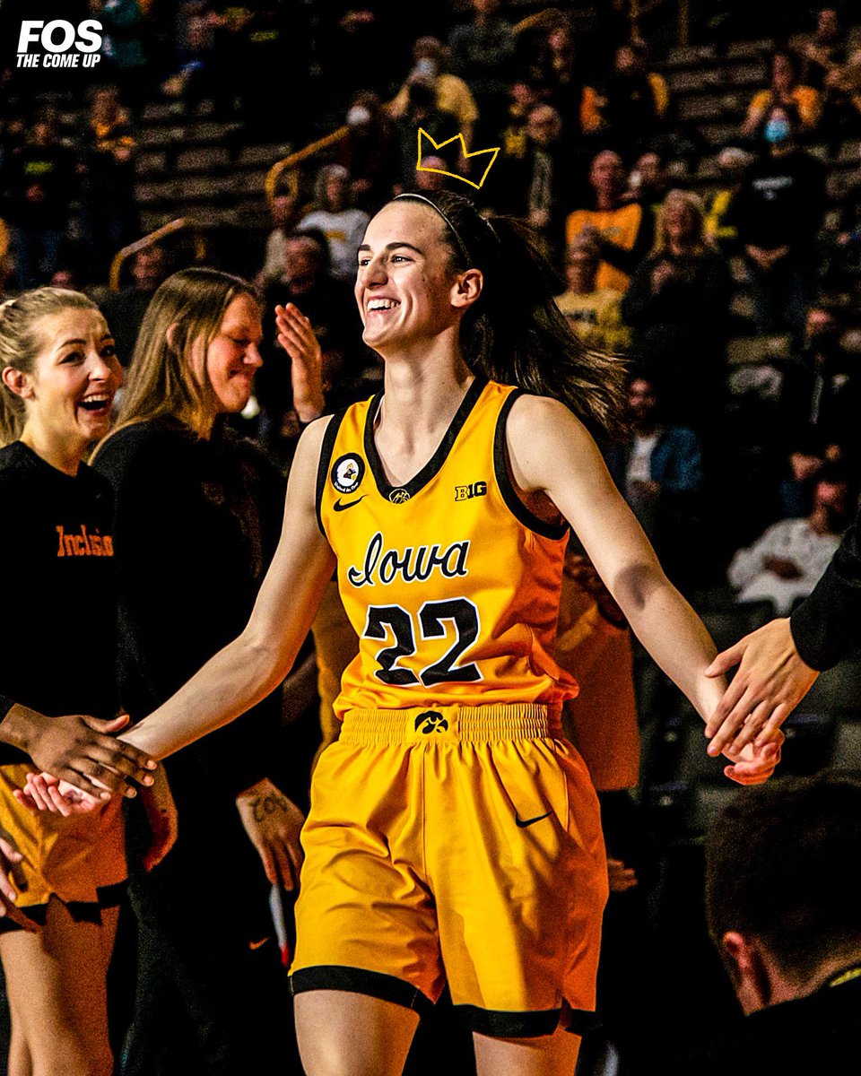 She was born in Des Moines, named Iowa’s Miss Basketball, and committed to her home school. She’s signed with Nike, Gatorade, State Farm. She’s won AP POTY, USWBA POTY, and Naismith POTY. Now, she’s the NCAA Women’s ALL-TIME Leading Scorer. She IS Caitlin Clark 👑