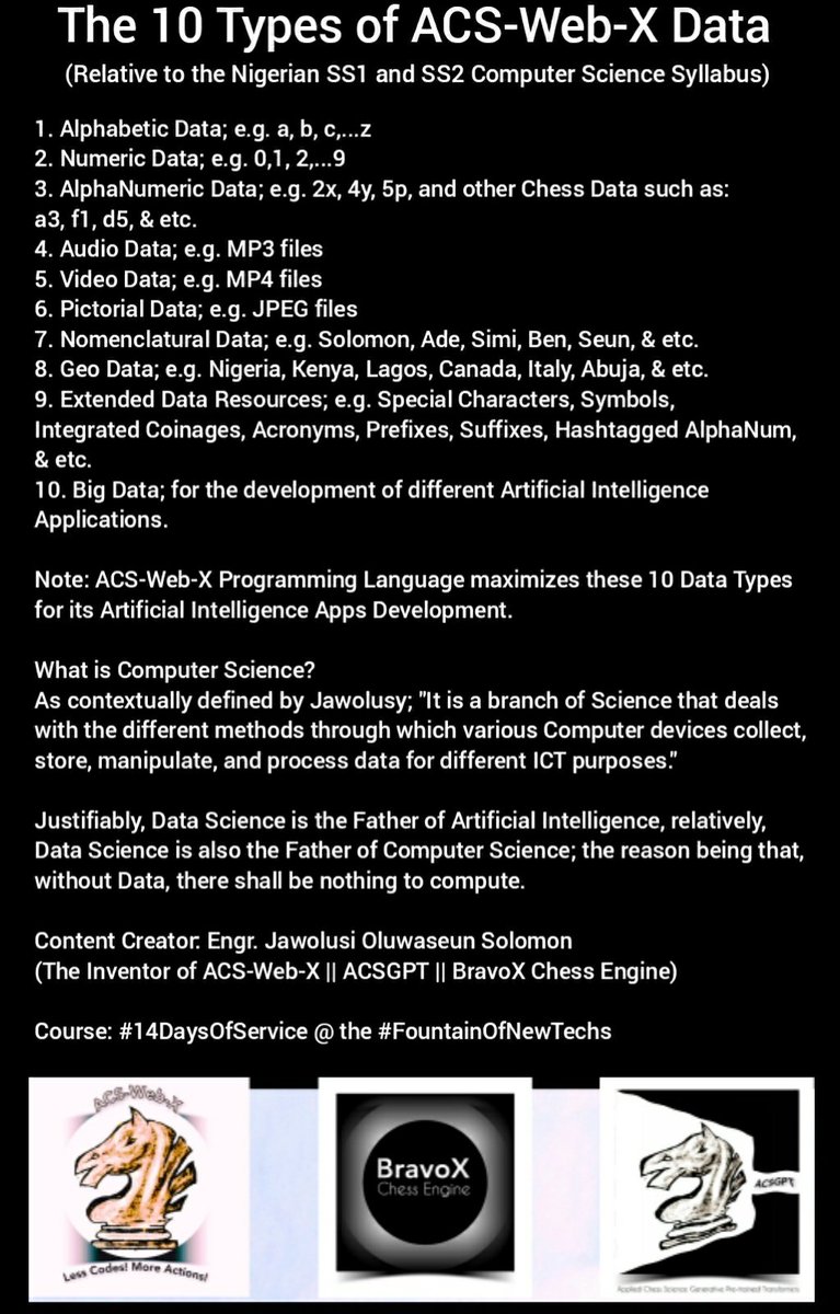 jawolusy's tweet photo. #Pubgorithm: 
#Sora transforms ACS-Web-X #DataType1 to ACS-Web-X #DataType5. 

" #DataScience is the Father of #ArtificialIntelligence. " 
~ As earlier noted by the Inventor of #ACSGPT https://t.co/rt7hlpyUUh