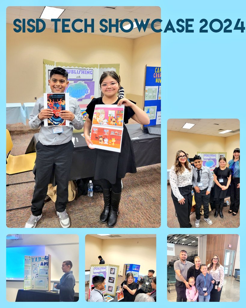 Lions represent at Tech Showcase! Thank you, families & coaches, @Olga_Reads @cbowen_CJES @ABustamante_CJE @BCarnero_CJES #NXTLEVEL #TeamSISD