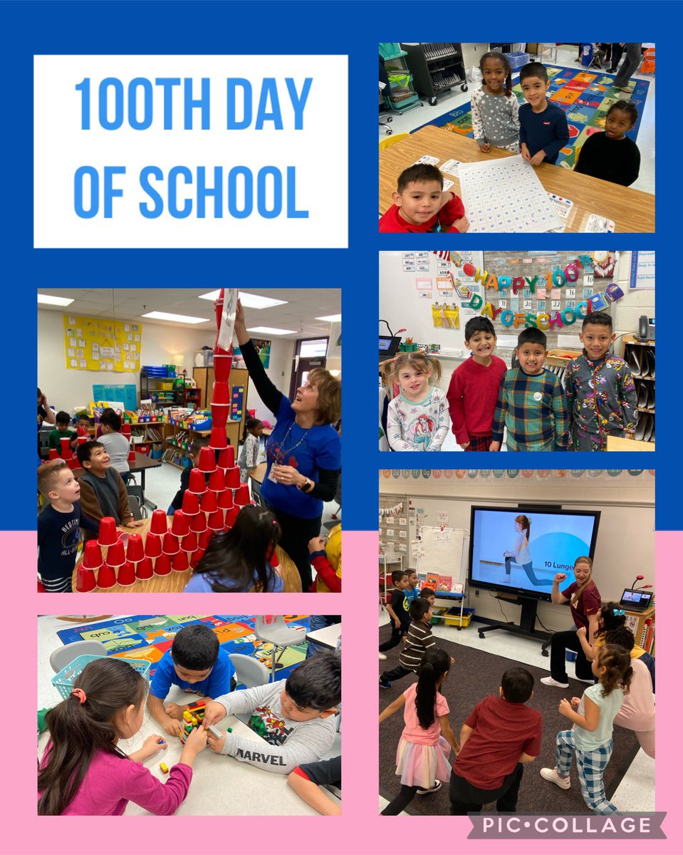 Our <a href="/SugarlandES/">Sugarland Elementary</a> kindergarten classes had quite an exciting morning celebrating the 100th Day of School. They explored this special number through classroom rotations with different 💯 themed activities 🎉<a href="/misstroup/">Alea Troup</a> <a href="/PaulaBurlacu/">Paula Burlacu</a> @LCPS_Math #DifferenceMakers