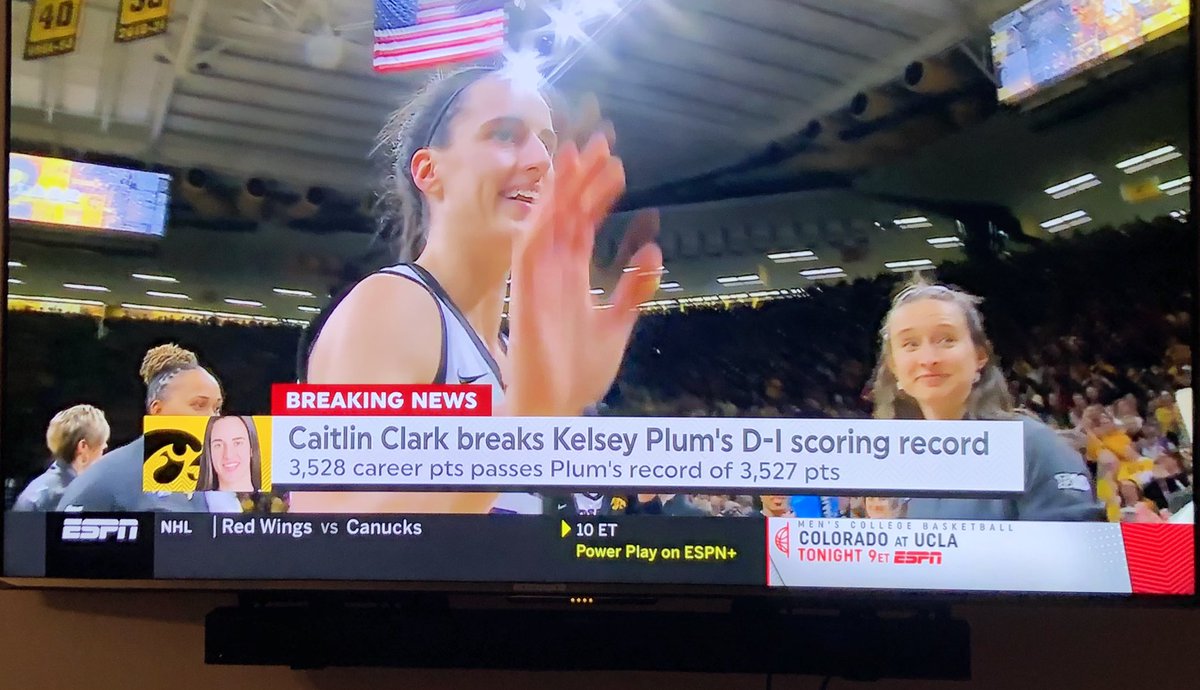 Congratulations Caitlin Clark on earning the NCAA Women’s #basketball scoring title!!
