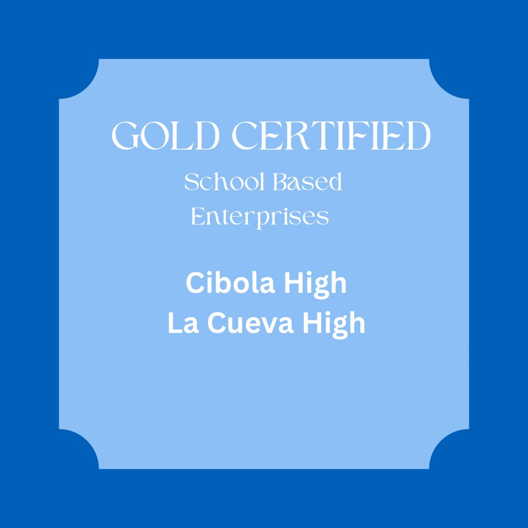 NMDECA's tweet photo. Congratulations to New Mexico DECA’S 2024 Certified School-based Enterprises!!!!
We are so proud of our amazing chapters!!!
#NMDECA #IAMNMCTSO #DECASBE #NOLIMITS https://t.co/LoVb7ozraB