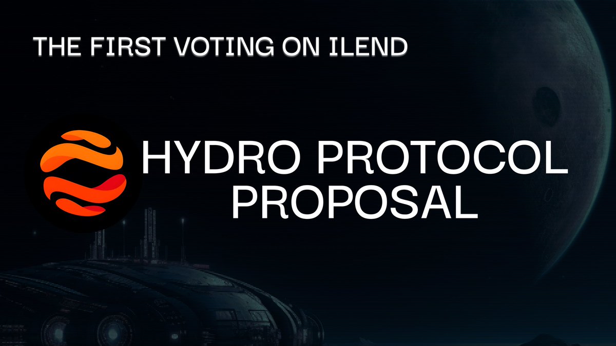 We are thrilled to announce the first Voting on iLend Protocol: 
<a href="/hydro_fi/">Hydro Protocol</a> proposal to add hINJ as a collateral on Main Pool to provide more capital efficiency for #INJ stakers.

Vote Yes if you want to use hINJ on iLend – ilend.xyz/vote
#Injective #DeFi #hINJ #staking