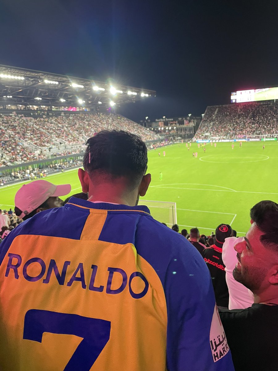 Shushill11's tweet photo. @TimelineCR7 inter miami game🐐 https://t.co/PZAJXuA1Zd