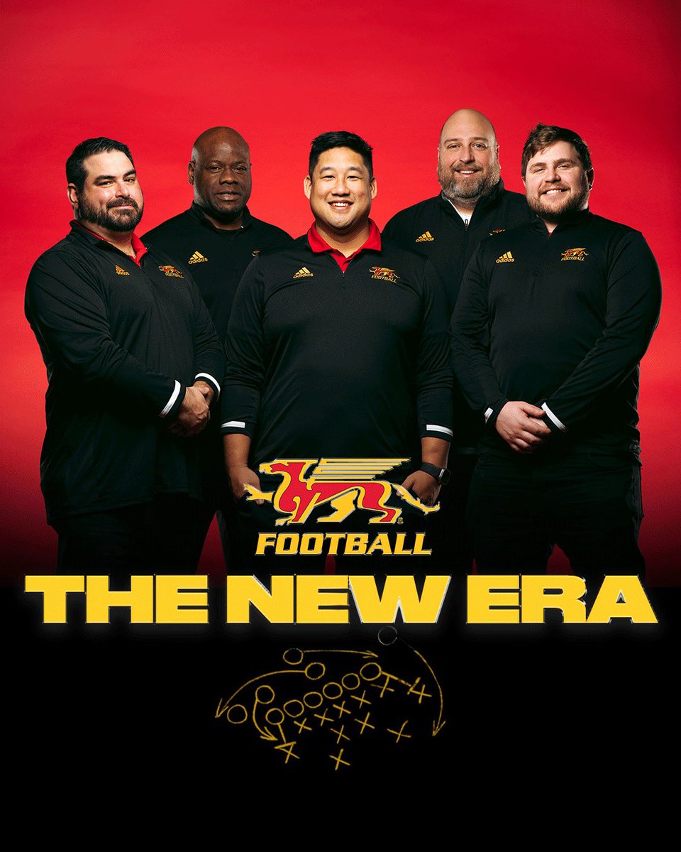 🏈📣 Welcome DC Matt Berry &amp; Joe Cappiello to the Gryphon family! Congrats Coach Carter on the promotion! Thrilled to have Coach Kettles back full-time. With Head Coach Mark Surya leading, we're set for a fresh era of Gryphon Football. #LeaveYourMark! 🏈
#GryphonFootball #NewEra