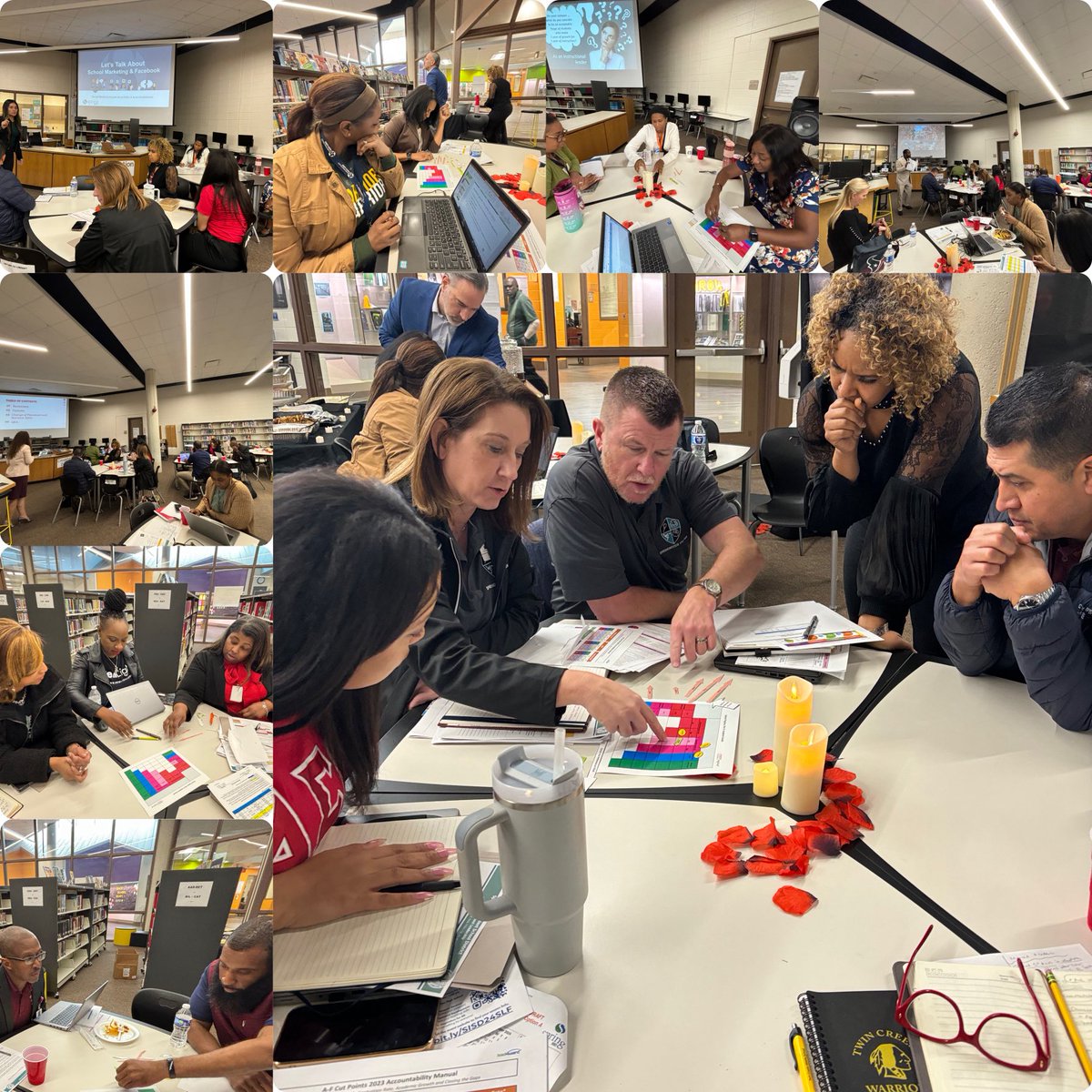 What an engaging feeder meeting with the ONE and ONLY middle school principals:) Thank you SPED, R&amp;A, ⁦<a href="/etinglesr/">Dr. Eric D. Tingle</a>⁩ , and communications for the buckets of knowledge and information! ⁦<a href="/SISD_CoA/">K. Cuellar</a>⁩
