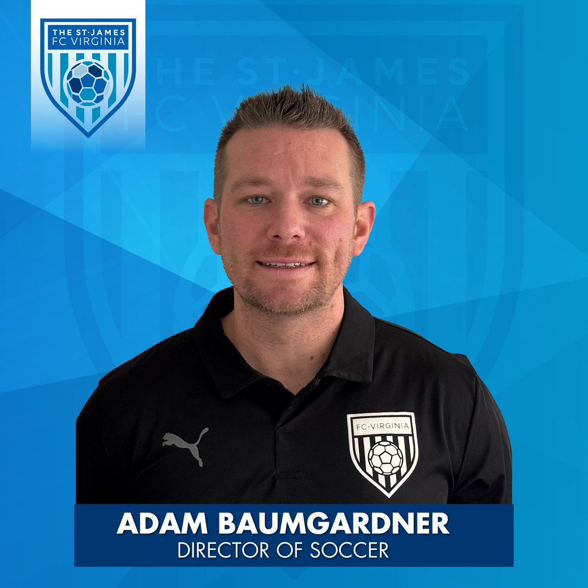 We're thrilled to introduce Adam Baumgardner as the new Director of Soccer for The St. James FC Virginia! 🌟 With his passion for the game and proven leadership, we're confident in the bright future ahead for our TSJ FCV athletes. Congratulations, Adam! 🙌