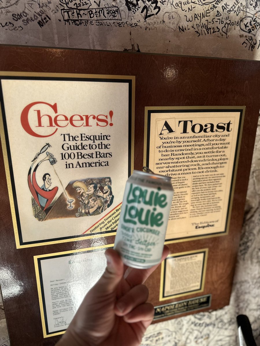 <a href="/noahsfriedman/">Noah Sanborn Friedman</a> Cheers to that from one of the nations oldest and greatest bars <a href="/NapoleonHouseNO/">Napoleon House</a>