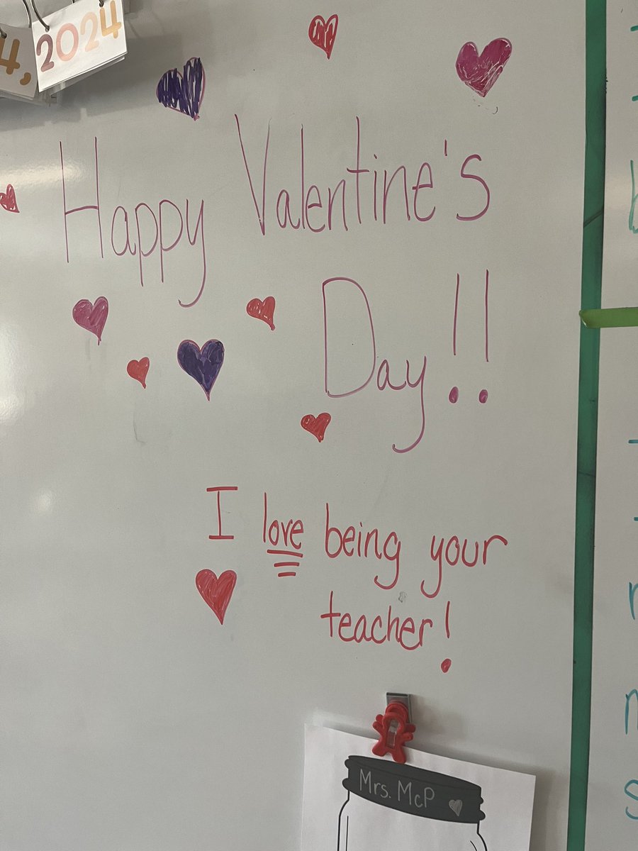 It was a day filled with love at @westbristolK8 this week! This teacher’s whiteboard message says it all 🥰 #westbristolbestofbristol @BristolCTSchool #sel