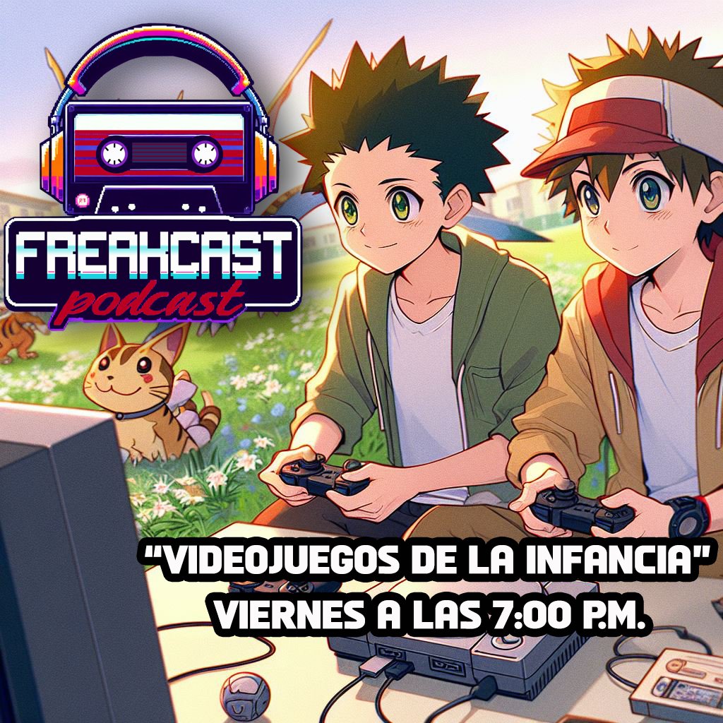 Este viernes nos juntamos con los causitas pal podcast! Uno de los temas de esta ocasión serán los juegos en los que nos enviciábamos de chibolos :v Pueden dejar sus preguntas o los juegos que más les gustaban por aquí ► tellonym.me/FreakCast_Podc…