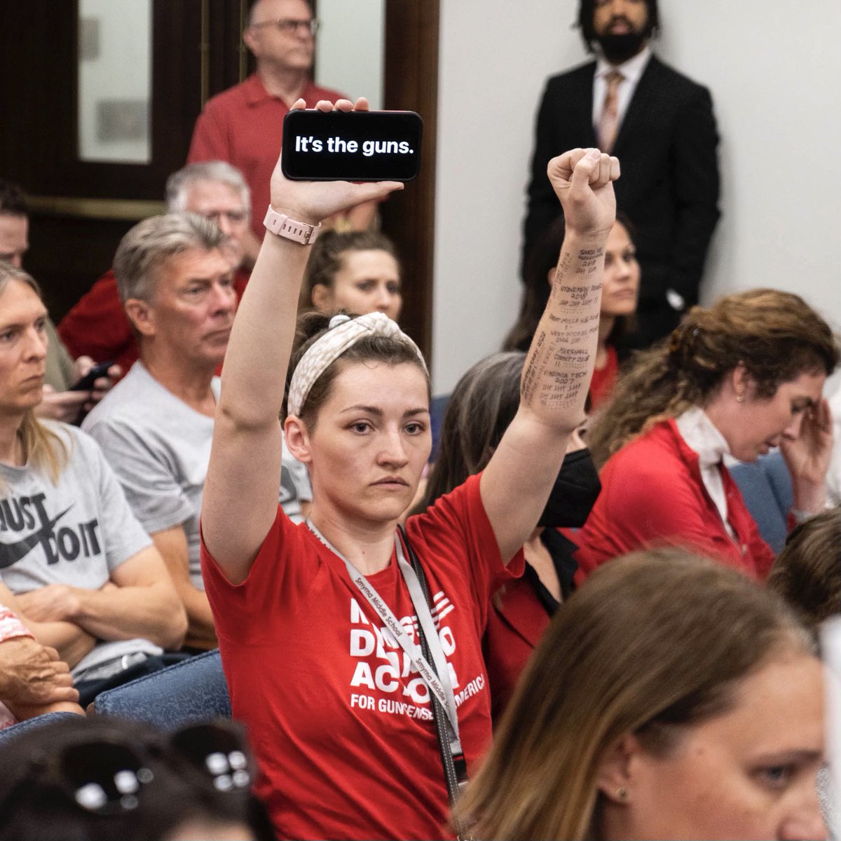 Every time you vote for a lawmaker who opposes gun safety, you're voting for policies that will make it more likely your loved ones will be slaughtered.