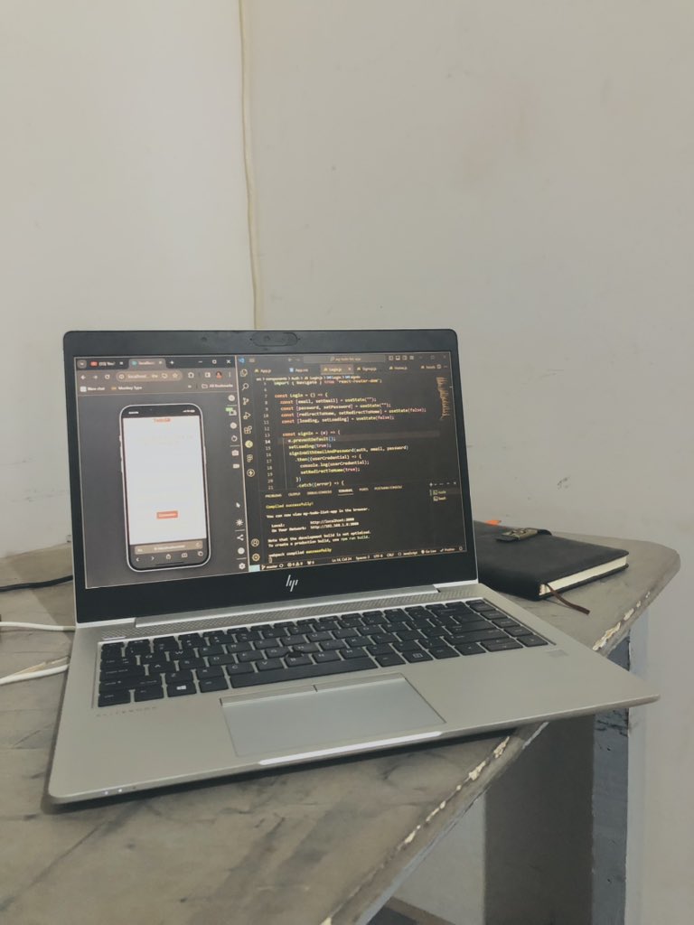 Babathiam01's tweet image. Après avoir terminé l’authentification ☑️
Je passe à l’ajout, la modification, la suspension et la marquage comme déjà faite d’une tâche .
#React #Firebase #TodoApp
@galsendev221 @kalikaseydiba @imdad_tech @ln_dev7 @daoodaba975