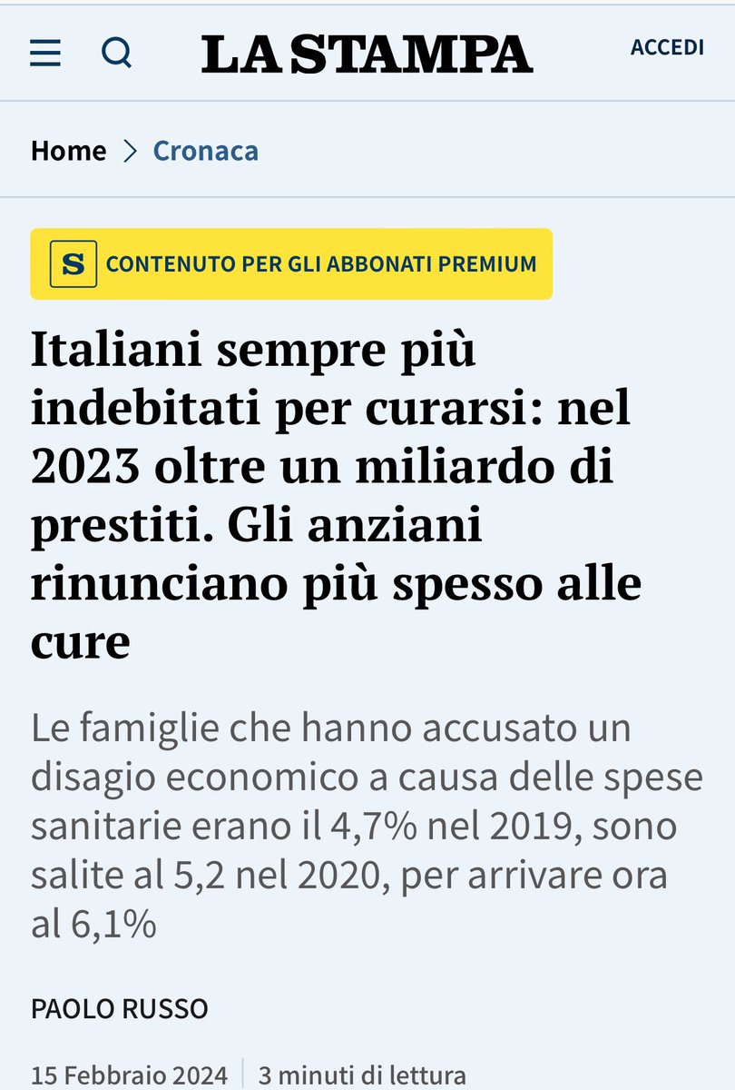 Cartabellotta's tweet photo. Il Servizio Sanitario Nazionale è la più grande opera pubblica mai costruita in Italia. Altro che #PontesulloStretto 

Ma si sta sgretolando 
#SalviamoSSN https://t.co/zdLzZGLoiK