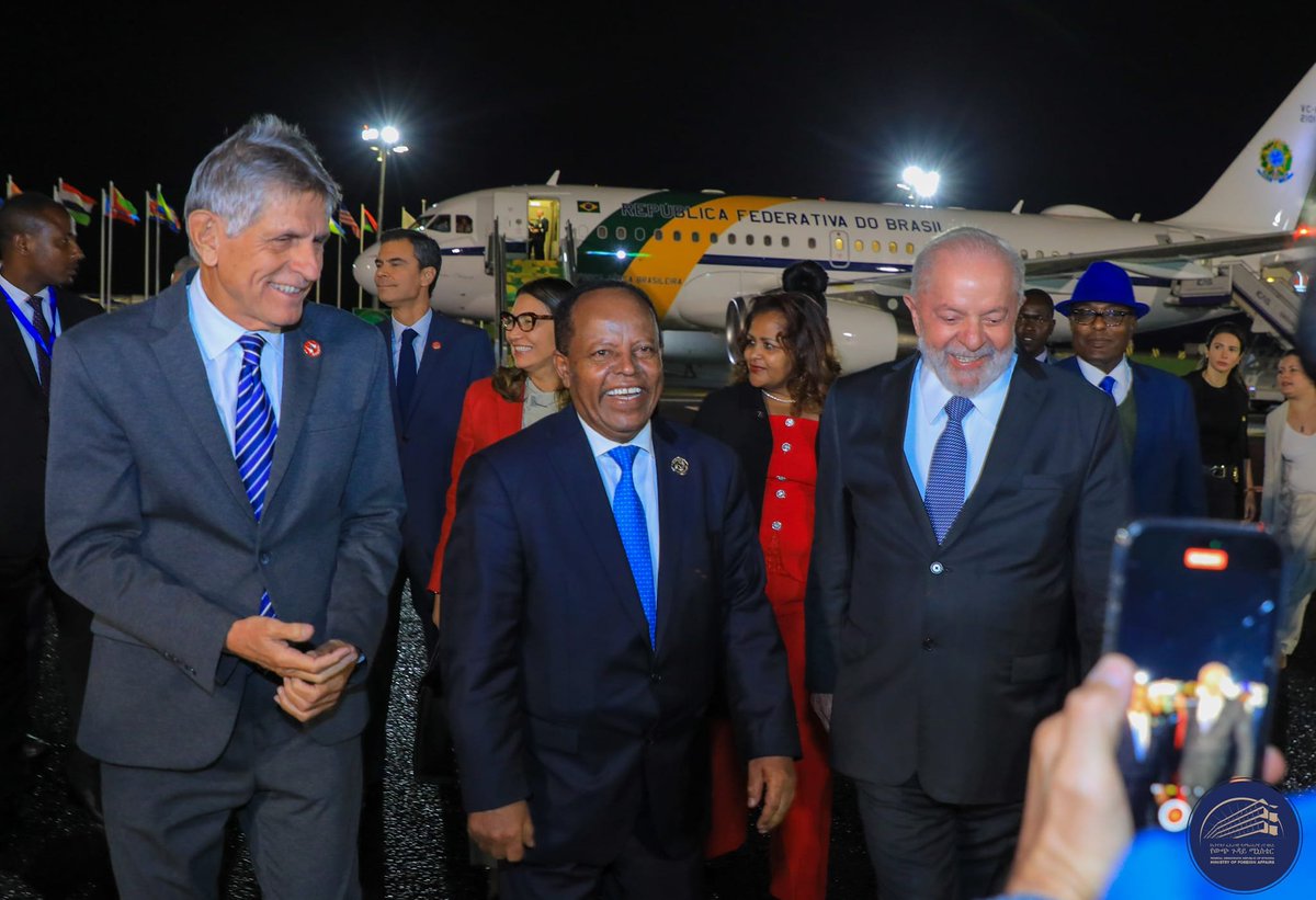 EthiopianNewsA's tweet photo. Brazilian President Arrives in Addis Ababa https://t.co/Y35BY3uHKc https://t.co/cnaplwRna4
