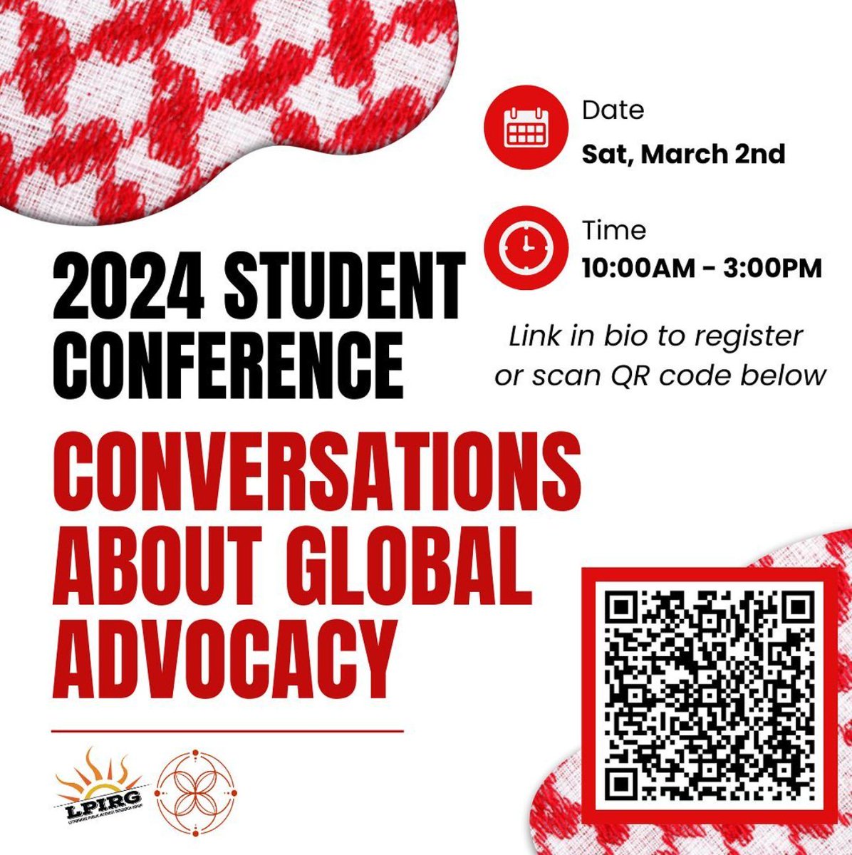 ULFA is proud to provide sponsorship to this important student conference, please let any interested students know! Tickets are FREE, however but registration is required vis EventBrite (link in Campus Collective bio on Insta)! FREE lunch and swag bag! @LPIRG @ULethCollective