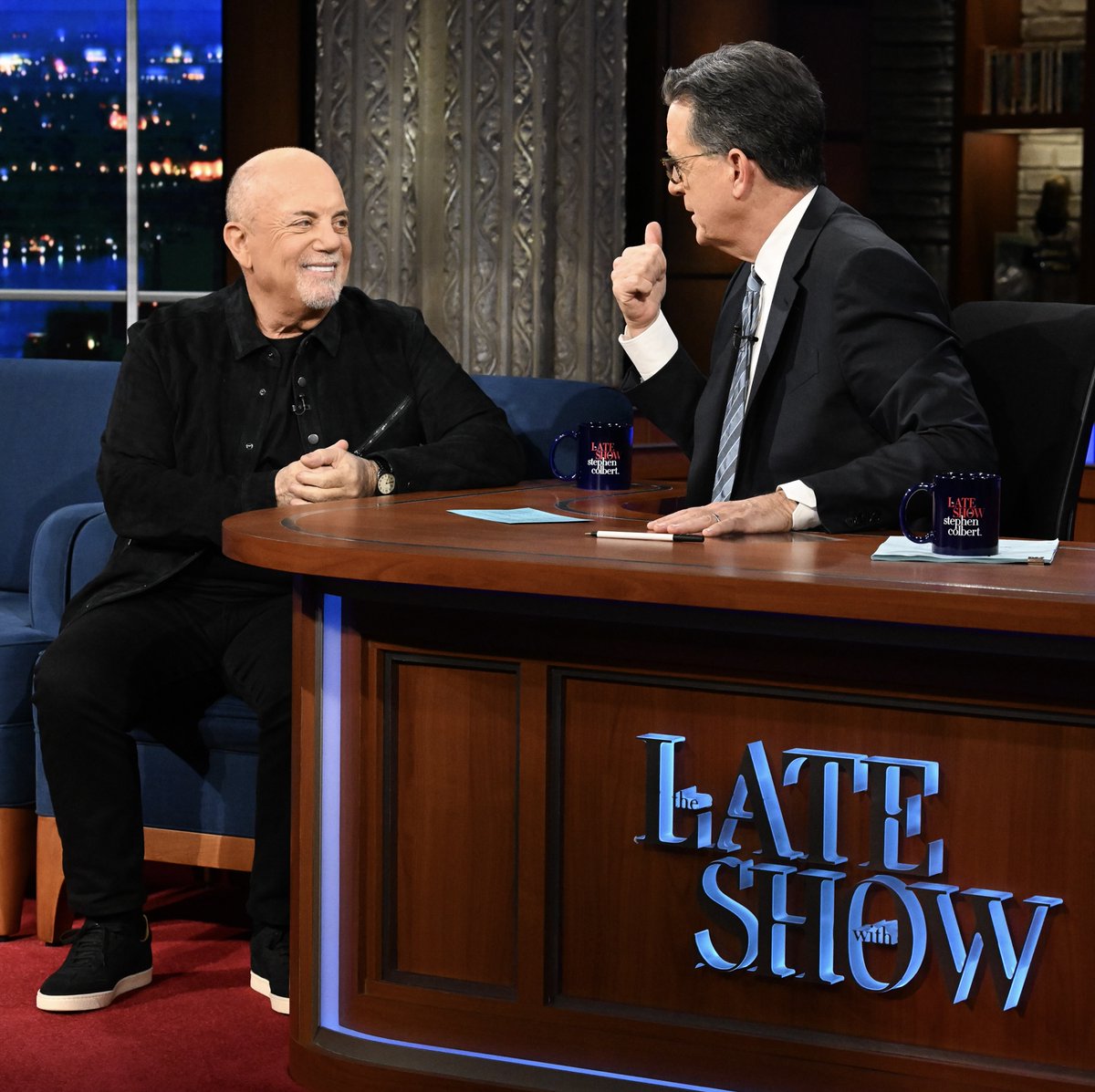 Tune in! Billy will be joining @StephenAtHome on the @colbertlateshow TONIGHT at 11:35pm ET/10:35 CT #Colbert