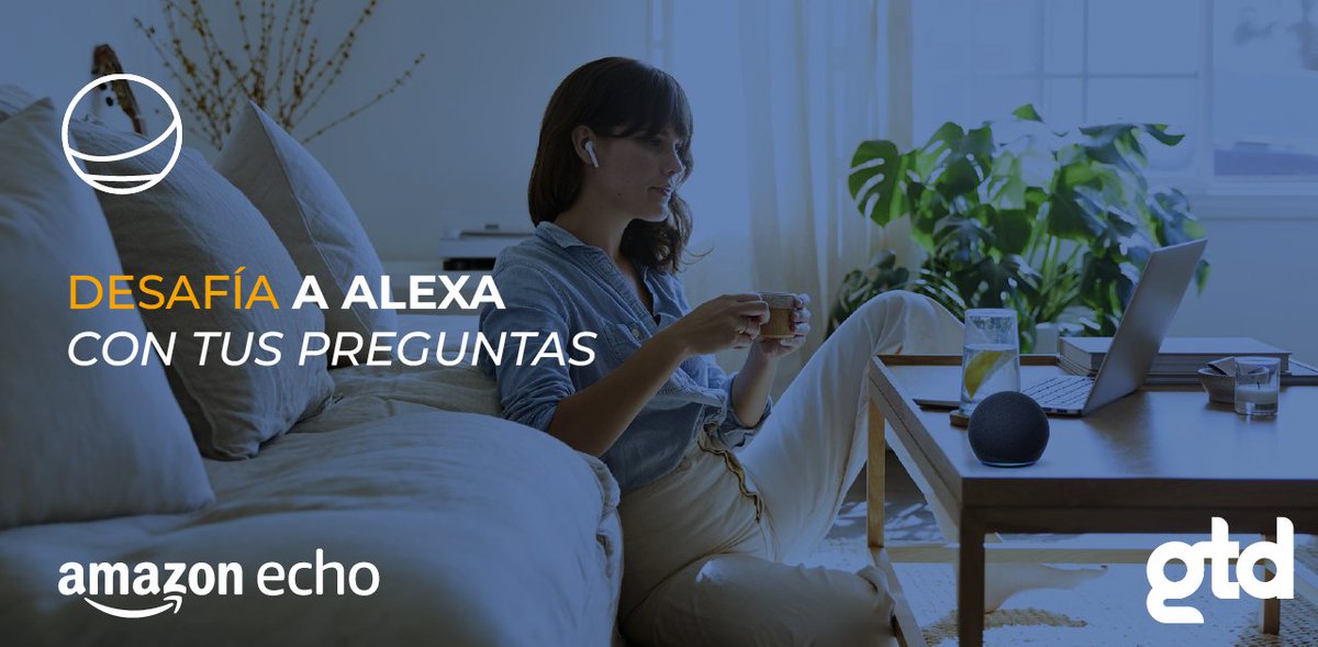 ¡Conoce a #AlexaGtd en bit.ly/3I6pK9e y descubre un mundo de infinitas posibilidades 🌟! Pregunta por el clima, el tránsito, solicita canciones, diviértete con chistes, juegos, y mucho más 🚀.