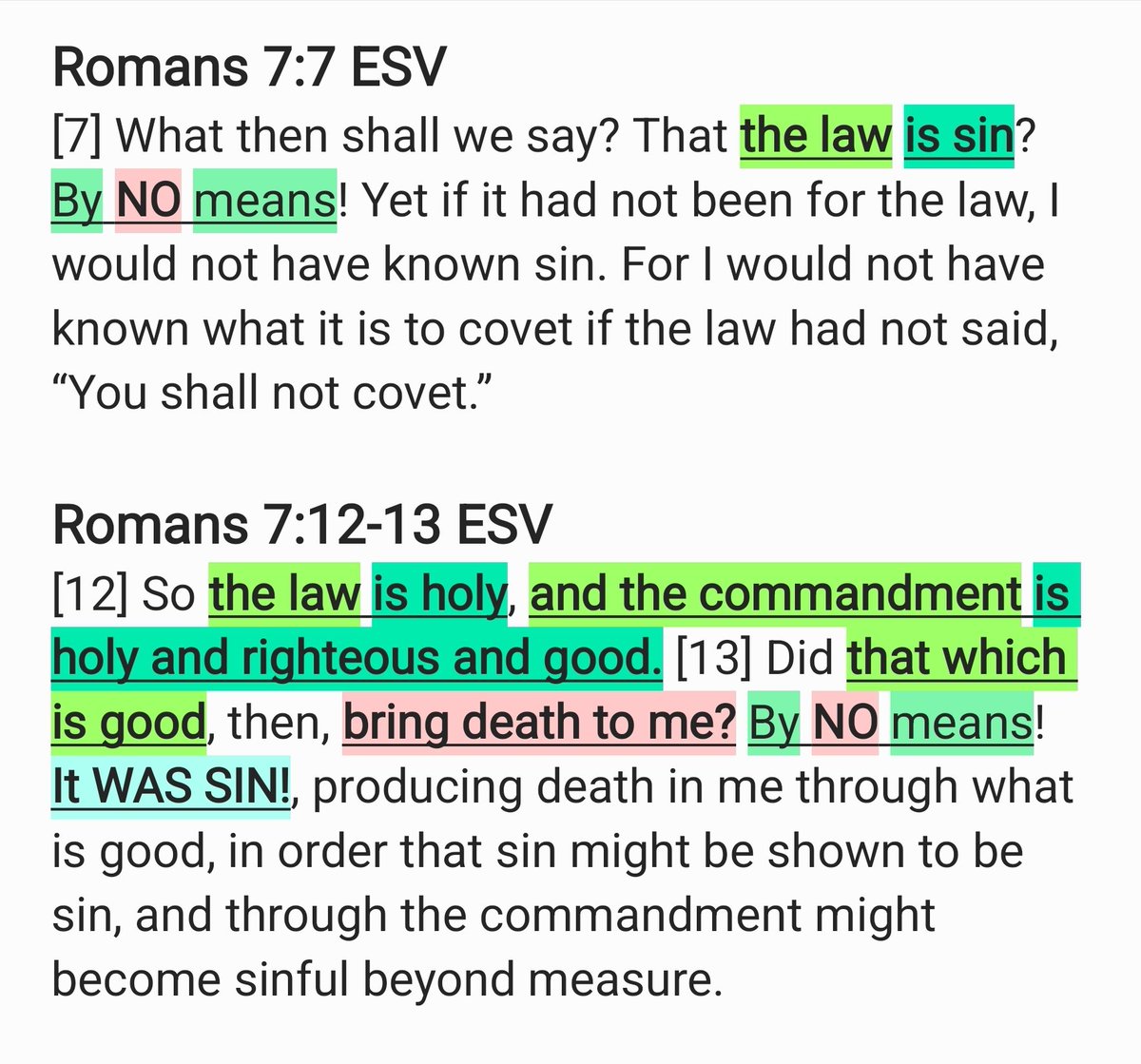 Reformed_Labs's tweet image. God's Law is not sin. God's Law exposes and teaches us what is sin. And so the Law did not bring death to us; Sin did. God's Law is Holy, Righteous, and Good and should be treated as such by the children of God. - Kanoa  #Theonomy #God #Law #Christian #abolitionist #sin #HeGetsUs