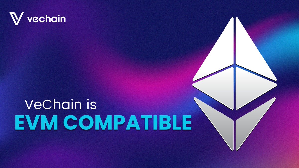 Did you know #VeChain is EVM-compatible? 

Despite many modifications, $VET maintains high EVM compatibility, but with many upgrades that make it more enterprise-friendly, scalable, and sustainable.