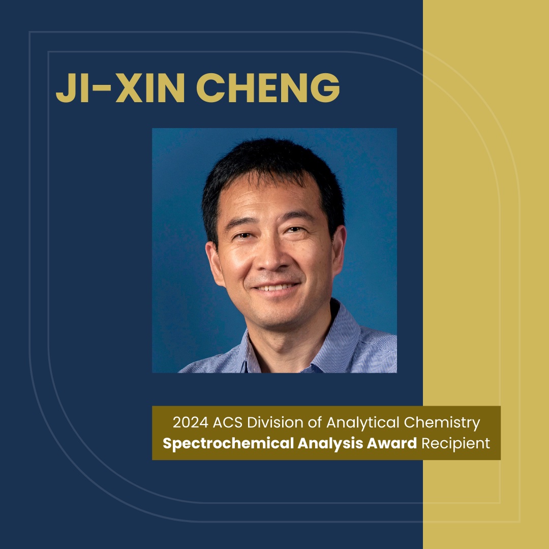 Congratulations Professor Ji-Xin Cheng for receiving the 2024 ACS Division of Analytical Chemistry Spectrochemical Analysis Award! @BUCollegeofENG @BU_ece @BostonU_BME @BU_CAS @bu_physics @ACS_ANYL