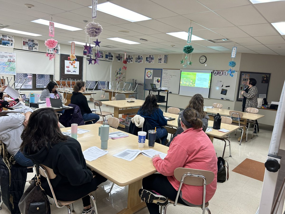 There is a lot of collaborating and learning together happening <a href="/Dist158/">Huntley District 158</a> for Teacher Institute Day.