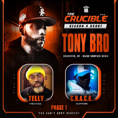 URL Crucible Season 4 is LOADING…

Upstate New York Stand UP 💪🏿💪🏿💪🏿

TELLY &amp; C.R.A.C.K. - 716 &amp; 585🔥🔥🔥

<a href="/urltv/">Ultimate Rap League</a> <a href="/TellyCole/">TELLY BUCKSHOT</a> <a href="/CottoDre/">1.C.R.A.C.K</a> <a href="/onsitebattle/">OnsiteVsAnyone</a> <a href="/chino456/">Upstate Chino</a>