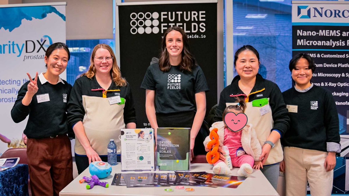 We're proud supporters of #WomenInScience. Pictured below is a small cohort of our team (including a young Future Fielder 😍) at @wiseredmonton's recent mixer. We loved connecting with you, hearing your career aspirations, and sharing our #biotech and individual stories. 💜