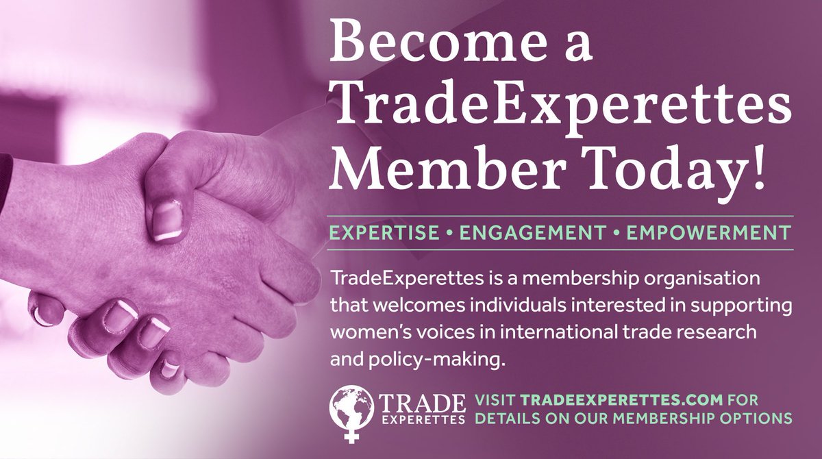 TradeExperettes's tweet photo. Join a wonderful group of trade experts and practitioners from every corner of the globe.

Become a #TradeExperette today!

https://t.co/Kqrmo8D0nE https://t.co/m2RUUwA4Kr