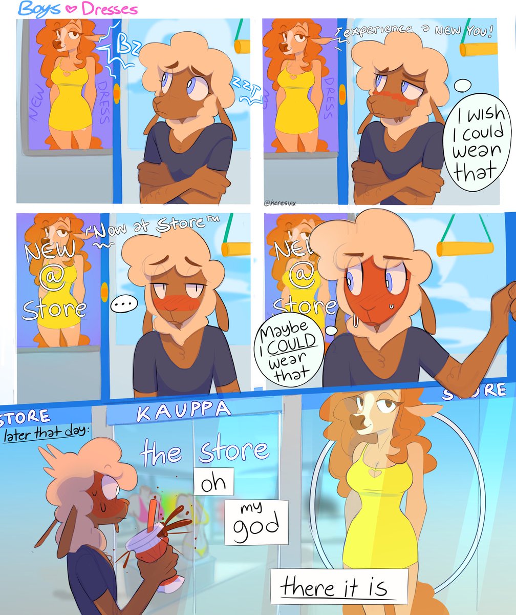 Boys ❤️ Dresses
(full comic thread) 