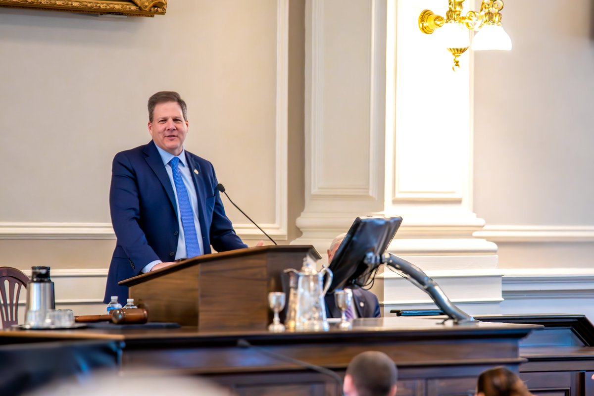 Honored to deliver my final State of the State Address before members of the New Hampshire Legislature today. New Hampshire has set the gold standard. I'm not going anywhere anytime soon — let's keep getting it done! Watch my full remarks: youtube.com/watch?v=3leLSb…