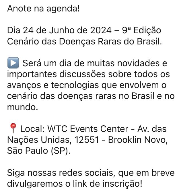febrararas (@febrararas) on Twitter photo Siga nossas redes sociais, que em breve divulgaremos o link de inscrição!
#casahunter #cenariodasdoençasraras Siga nossas redes sociais, que em breve divulgaremos o link de inscrição!
#casahunter #cenariodasdoençasraras