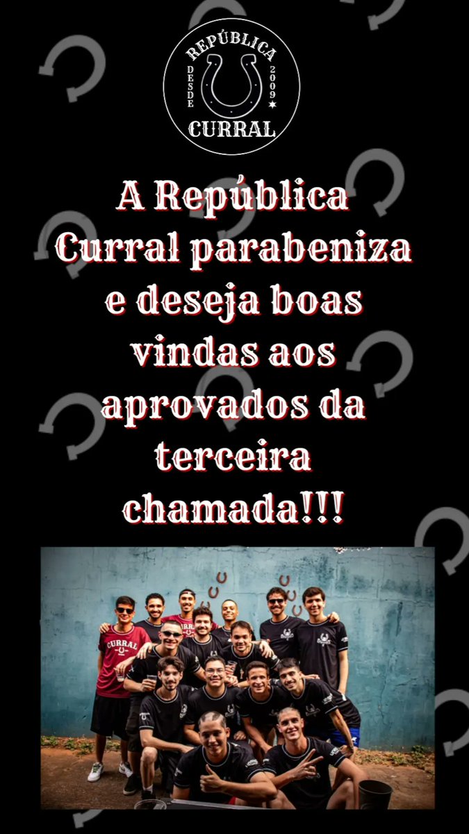 repcurral's tweet photo. 🔥🔥Parabéns aos aprovados!!!! Sejam Bem vindos!!!🔥🔥
Venham conhecer a República Curral🐎🐎
🚨Temos vagas fixas e adote!!🚨

Relações Internacionais | Direito | História | Serviço Social | Unesp https://t.co/WLxtRkB9Ev