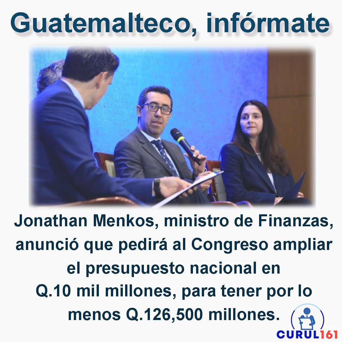 #GuatemaltecoInfórmate #JonathanMenkos #Ampliación #PresupuestoNacional #CongresoGuatemala