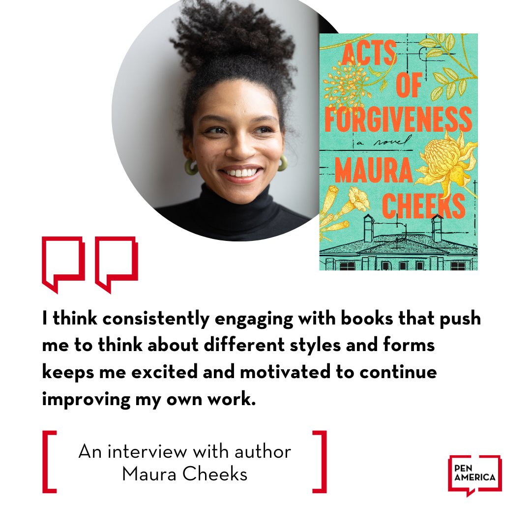 For this week’s #PENTen, @mauracheeks debut #ActsofForgiveness imagines a US in which reparations legislation is passed. With @PENamerica Jared Jackson, Cheeks discusses system inequalities, archival research, and whether forgiveness can be political. pen.org/maura-cheeks-t…