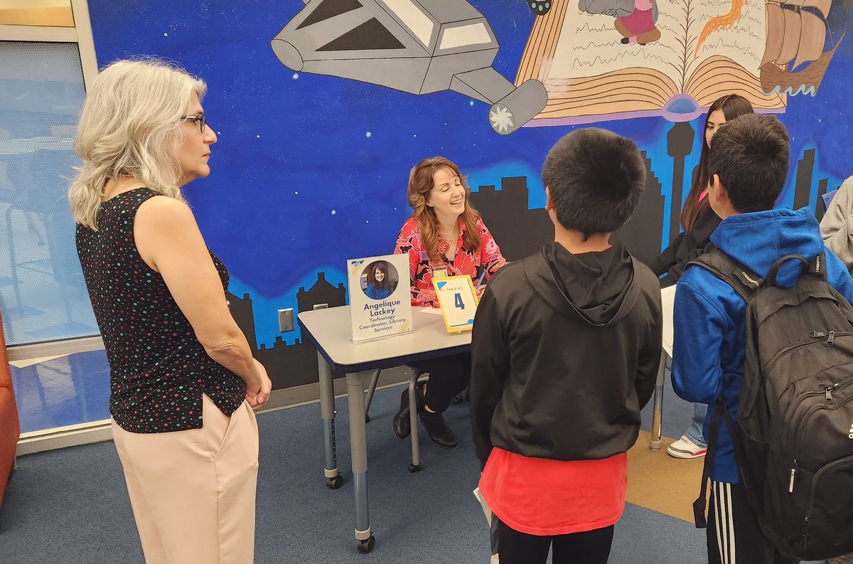 Chad Belford (@chadbelfordits) on Twitter photo Mock job Fair at <a href="/garnermslibrary/">Garner Library</a> was a success! Students in Ms. Horkman's class were able to meet, ask questions, and gain advice from @neisd staff. <a href="/sparksofinquiry/">Maria Garcia-Rios</a> <a href="/NEISD/">North East ISD</a>Library <a href="/neisdtechsvcs/">NEISD Technology Services</a> <a href="/NEISDiTech/">NEISD Instructional Technology</a> <a href="/YearlingPride/">Garner Middle School</a> Mock job Fair at <a href="/garnermslibrary/">Garner Library</a> was a success! Students in Ms. Horkman's class were able to meet, ask questions, and gain advice from @neisd staff. <a href="/sparksofinquiry/">Maria Garcia-Rios</a> <a href="/NEISD/">North East ISD</a>Library <a href="/neisdtechsvcs/">NEISD Technology Services</a> <a href="/NEISDiTech/">NEISD Instructional Technology</a> <a href="/YearlingPride/">Garner Middle School</a>