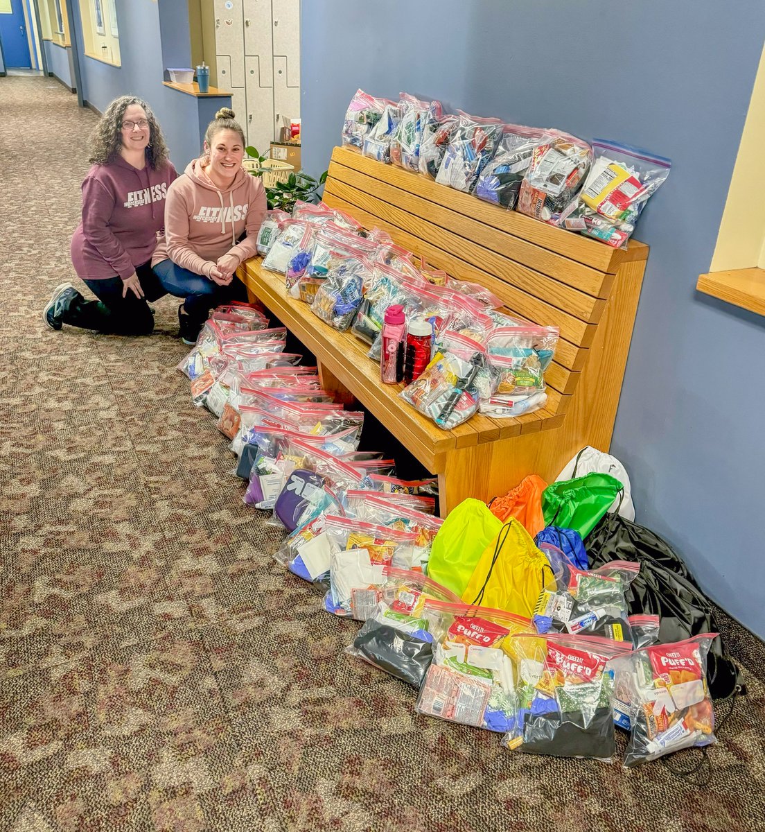 Great Job Worcester Fitness Nation! Look at the incredible blessing packages you helped us create. Thank you so much for making this community project such a massive success! #communitylove #worcesterfitness #worcesterma
