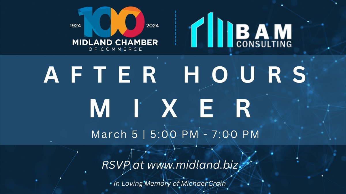BAM Entrepreneurial Center will host our next After Hours Mixer on March 5th from 5:00 PM - 7:00 PM! There will be food, music, and networking! This event is FREE to attend, but please RSVP here: bit.ly/3UKndsS