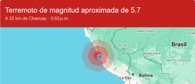 ctorreschavez's tweet photo. TERREMOTO EN PERÚ https://t.co/mkdk2DLjbE