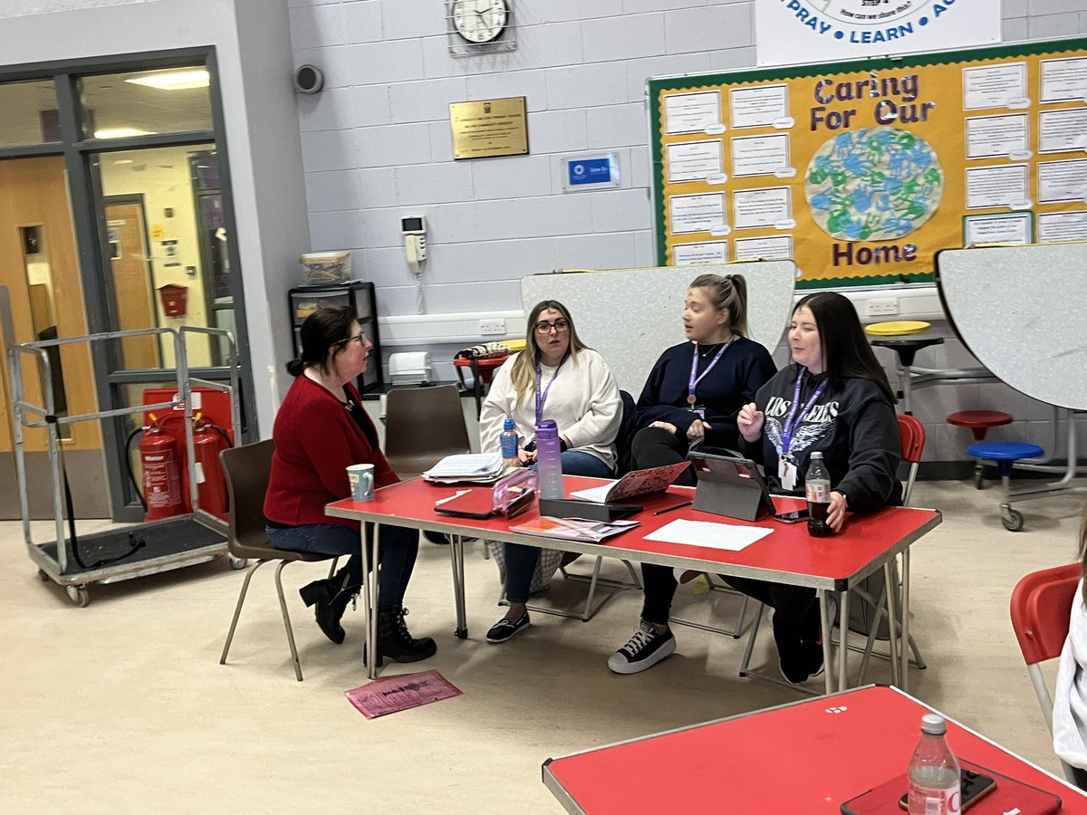 StMonicaMilton's tweet photo. A positive day of In-service yesterday! Moderation across the Learning Community, Pedagogy discussions, Information Security Training, Digital Surveys followed by chat on how we spend our PEF. All go! #howtomakeadifference https://t.co/SI3AwuQX8K