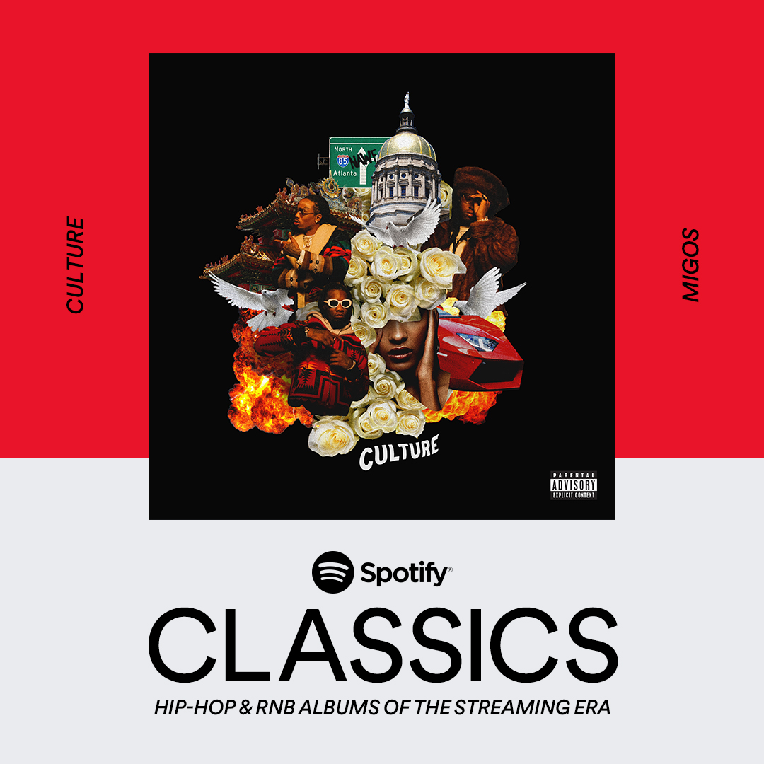 CLASSIC #GreatestGroupOfAllTime
Culture has been named as one of <a href="/Spotify/">Spotify</a>’s certified classics. Listen to #SpotifyClassics now streaming on Spotify. #LongLiveTheRocket🚀 
spotify.link/Classics