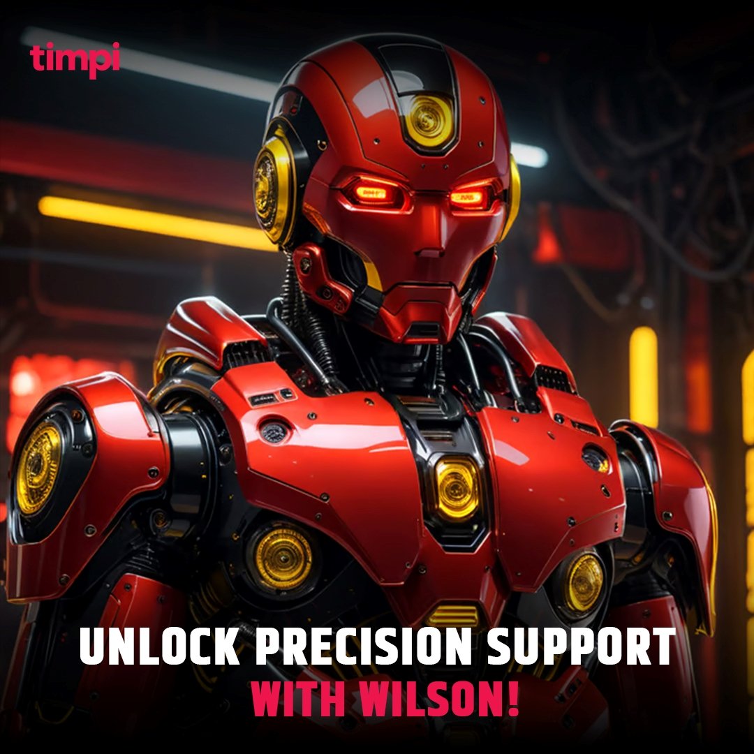 Timpi_TheNewWay's tweet image. Transform your customer care with #Wilson. 

✨Powered by #Timpi, it reads directly from your resources to provide answers that are as informed as your team. 

Customized support meets scalability.🚀 
#TimpiTech #Web3