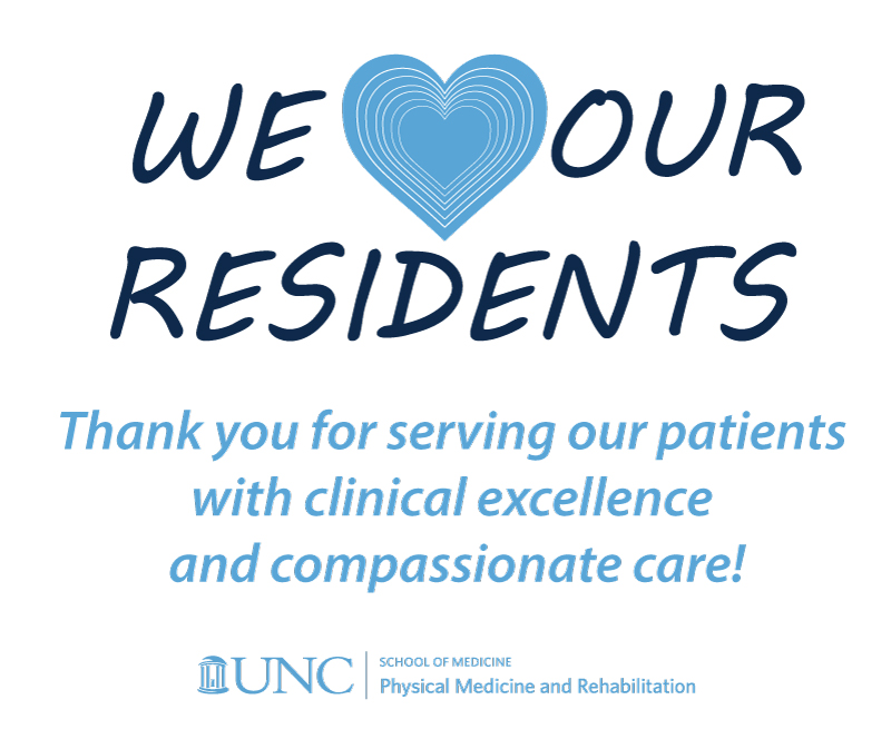 UNC_PMR's tweet photo. We LOVE our UNC PMR Residents! Thank you for serving our patients with clinical excellence and compassionate care!
#UNCPMR #AAP #Physiatry24 #Residency #UNC https://t.co/oA5i9ycAa7