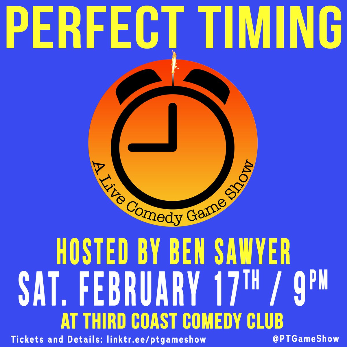 Perfect Timing: A Live Comedy Game Show tweet media